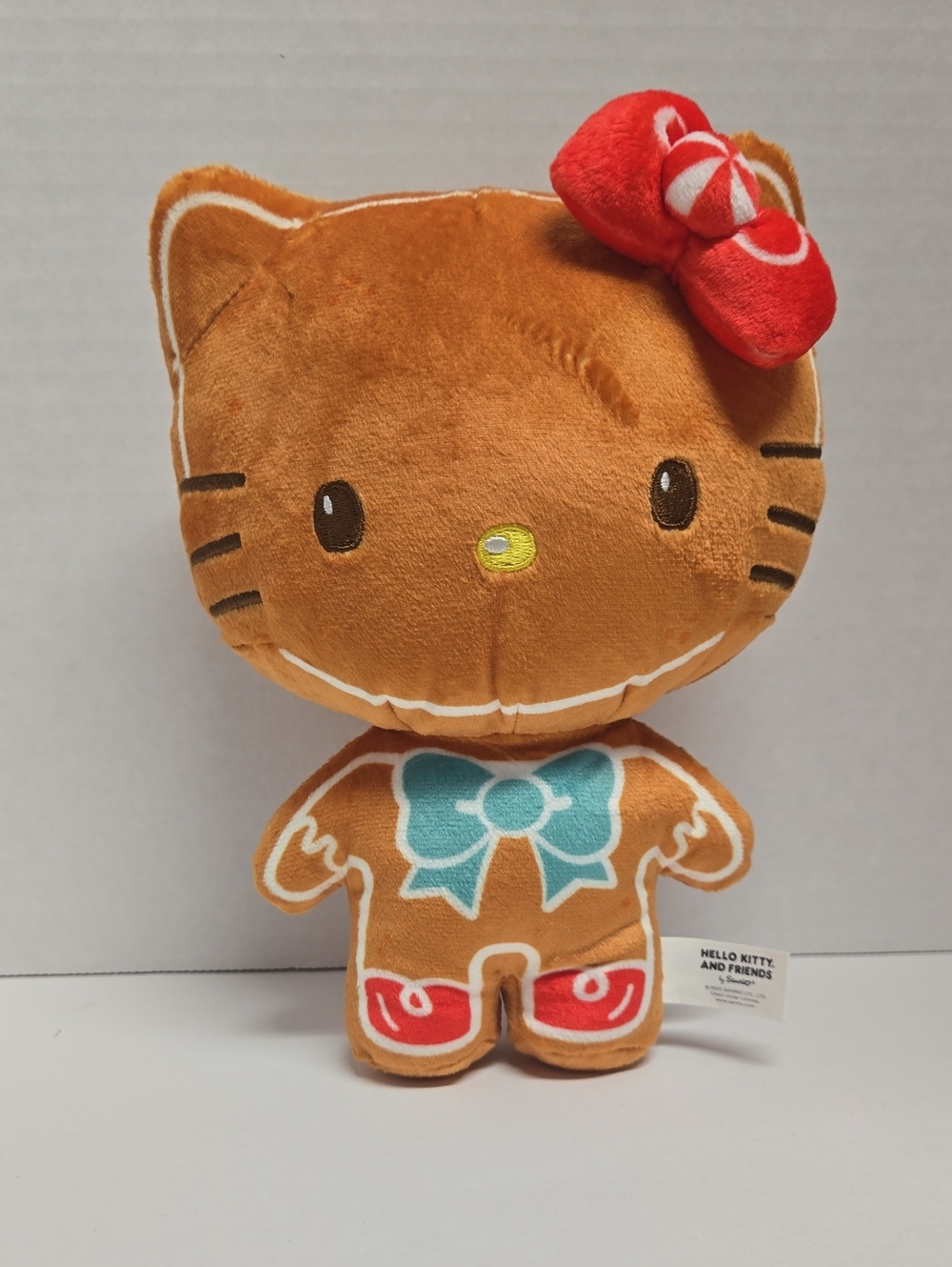 Sanrio 2025 Hello Kitty Gingerbread Plush 9" EUC